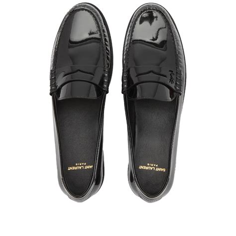 ysl monogram loafers|saint laurent shoe laces.